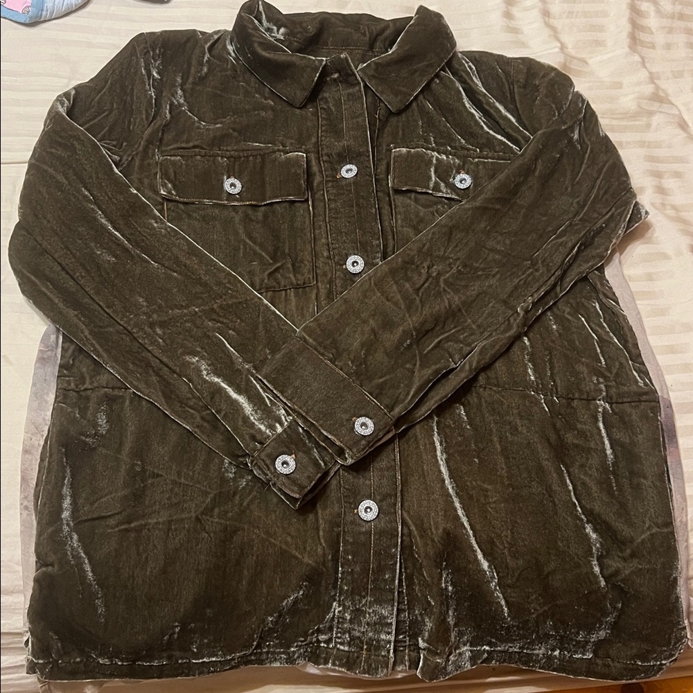 Aratta silent journey deer velvet burnout shirt oversized - Picture 11 of 12